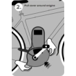 BASIL EBike Motor Cover Elektromos Kerékpár Motor Esővédő
