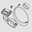 Bosch Smart System Kiox 300 / Bosch Smart System SmartphoneGrip Arm-Holder 31,8 mm Kijelzőfoglalat Telepítő Készlet