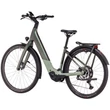 CUBE KATHMANDU HYBRID C:62 SLT 400X STELLAR´N´ORIGANOGREEN - 2025 - TREKKING ELEKTROMOS KERÉKPÁR - EASY ENTRY 46 CM