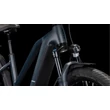 CUBE KATHMANDU HYBRID COMFORT PRO 800 NIGHT´N´CHROME - 2025 - TREKKING ELEKTROMOS KERÉKPÁR - TRAPEZE 46 CM