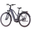 CUBE KATHMANDU HYBRID COMFORT PRO 800 NIGHT´N´CHROME - 2025 - TREKKING ELEKTROMOS KERÉKPÁR - TRAPEZE 46 CM