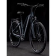 CUBE KATHMANDU HYBRID COMFORT PRO 800 NIGHT´N´CHROME - 2025 - TREKKING ELEKTROMOS KERÉKPÁR - TRAPEZE 46 CM