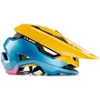 CUBE Helmet TROOPER yellow´n´blue´n´pink Kerékpáros Sisak