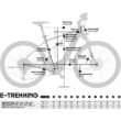 KTM Macina Style 710 TRAPÉZ elderberry matt (grey+orange) Női Elektromos Trekking Kerékpár 2023