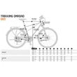 KTM LIFE JOY TRAPÉZ CHAMPAGNE MATT (GREY+OAK) 2023 NŐI TREKKING KERÉKPÁR