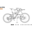 KTM MACINA CHACANA 791 METALLIC WHITE (BLACK+GREY+ORANGE) FÉRFI ELEKTROMOS ÖSSZTELESZKÓPOS MTB KERÉKPÁR 2022