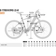 KTM MACINA SPRINT DEW SILVER (BLACK+BLUE) FÉRFI ELEKTROMOS CROSS KERÉKPÁR 2022