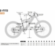 KTM MACINA TEAM 693 flaming black (orange+grey) Férfi Elektromos MTB Kerékpár 2022