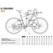 KTM MACINA TOUR CX 610 EASY ENTRY metallic white (black+orange) Unisex Elektromos Trekking Kerékpár 2022