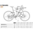 KTM MACINA TOUR CX 510 EASY ENTRY black matt (silver+orange) Unisex Elektromos Trekking Kerékpár 2022