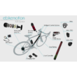 LAPIERRE e-Sensium 2.2 M250 2022 férfi elektromos fitnesz kerékpár