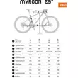 KTM MYROON MASTER metallic black (orange+grey) 2021 Férfi MTB Kerékpár