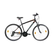 GEPIDA ALBOIN 200CRS 28" M 21S FEKETE 2022 férfi cross trekking kerékpár