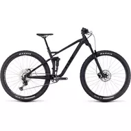 CUBE STEREO ONE22 RACE BLACK ANODIZED 2023 FÉRFI ÖSSZTELESZKÓPOS MTB KERÉKPÁR