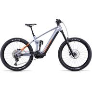 CUBE STEREO HYBRID 160 HPC SL 750 27.5 POLARSILVER´N´ORANGE Férfi Elektromos Összteleszkópos Enduro MTB Kerékpár 2022