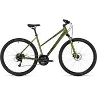 CUBE NATURE TRAPÉZ SHINYMOSS N BLACK 2023 NŐI CROSS KERÉKPÁR
