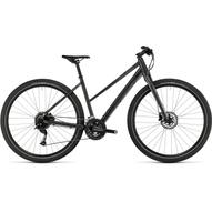 CUBE HYDE GRAPHITE N BLACK TRAPÉZ 2023 NŐI CITY KERÉKPÁR