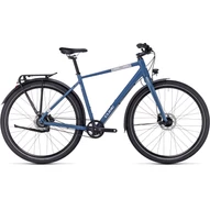 CUBE TRAVEL PRO DENIM N SILVER 2023 FÉRFI TREKKING KERÉKPÁR