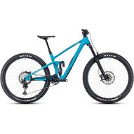 CUBE STEREO ONE55 C:62 SLX 29 BONDIBLUE´N´GREY 2023 FÉRFI ÖSSZTELESZKÓPOS MTB KERÉKPÁR