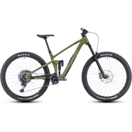 CUBE STEREO ONE55 C:62 TM 29 OLIVE´N´CHROME 2023 FÉRFI ÖSSZTELESZKÓPOS MTB KERÉKPÁR