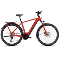 CUBE KATHMANDU HYBRID EXC 750 RED N BLACK 2023 FÉRFI ELEKTROMOS TREKKING KERÉKPÁR