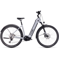 Cube Nuride Hybrid EXC 625 Allroad EASY ENTRY polarsilver´n´black Unisex Elektromos Cross Trekking Kerékpár 2023