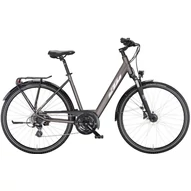 KTM LIFE RIDE EASY ENTRY ELDERBERRY MATT (SILVER+ORANGE) UNISEX TREKKING KERÉKPÁR 2023
