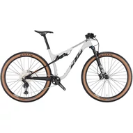 KTM SCARP ELITE METALLIC WHITE (BLACK+ORANGE) 2023 FÉRFI ÖSSZTELESZKÓPOS MTB KERÉKPÁR