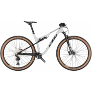 KTM SCARP ELITE metallic white (black+orange) 2023 Férfi Összteleszkópos MTB Kerékpár