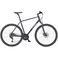 KTM X-LIFE ROAD ULTIMATE DARK BLUE MATT (SILVER+BLUE) 2023 FÉRFI CROSS TREKKING KERÉKPÁR