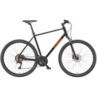 KTM X-LIFE TRACK BLACK (ORANGE + SILVER) 2023 FÉRFI CROSS TREKKING KERÉKPÁR