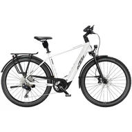 KTM MACINA STYLE 820 WHITE (BLACK+RED) 2025 FÉRFI ELEKTROMOS TREKKING KERÉKPÁR