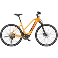 KTM MACINA CROSS SX ELITE TRAPÉZ FRESH ORANGE (DARK ORANGE) 2025 Női Elektromos Cross Trekking Kerékpár