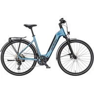 KTM MACINA SPORT SX 20 EASY ENTRY STEEL BLUE MATT (BLACK) 2025 UNISEX ELEKTROMOS TREKKING KERÉKPÁR