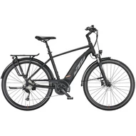 KTM MACINA FUN A510 BLACK MATT(GREY+ORANGE) 2023 FÉRFI ELEKTROMOS TREKKING KERÉKPÁR