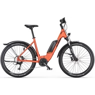 KTM MACINA AERA P571 STREET BURNT ORANGE MATT (BLACK+ORANGE) 2023 UNISEX ELEKTROMOS MTB KERÉKPÁR