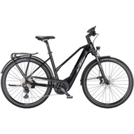 KTM Macina Sport 610 TRAPÉZ metallic black (grey+blue) Női Elektromos Trekking Kerékpár 2023