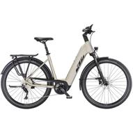 KTM Macina Style 740 EASY ENTRY champagne matt (black+orange) Unisex Elektromos Trekking Kerékpár 2023