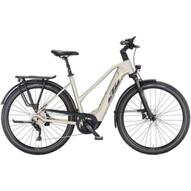 KTM Macina Style 740 TRAPÉZ champagne matt (black+orange) Férfi Elektromos Trekking Kerékpár 2023