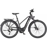 KTM Macina Style 740 TRAPÉZ machine grey (silver+blue) Női Elektromos Trekking Kerékpár 2023