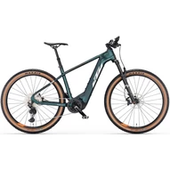 KTM MACINA TEAM 791 GREEN PURPLE FLIP MATT (SILVER+ORANGE) 2023 FÉRFI ELEKTROMOS MTB KERÉKPÁR