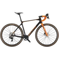 KTM X-STRADA MASTER FLAMING BLACK (ORANGE) 2022 FÉRFI GRAVEL KERÉKPÁR