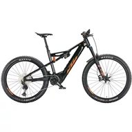 KTM MACINA KAPOHO 7971 FLAMING BLACK (ORANGE) FÉRFI ELEKTROMOS ÖSSZTELESZKÓPOS MTB KERÉKPÁR 2022