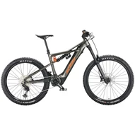 KTM MACINA PROWLER PRO MACHINE GREY(ORANGE+BLACK) FÉRFI ELEKTROMOS ÖSSZTELESZKÓPOS MTB KERÉKPÁR 2022