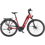 KTM MACINA TOUR P510 EASY ENTRY chrome red (silver+black) Unisex Elektromos Trekking Kerékpár 2022