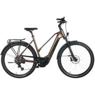 Ktm Macina Gran 710 TRAPÉZ oak (black+orange) Női Elektromos Trekking Kerékpár 2022