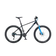 KTM CHICAGO DISC 271 METALLIC BLACK (GREY+BLUE) 2021 FÉRFI MTB KERÉKPÁR