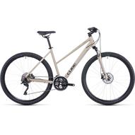 CUBE NATURE PRO TRAPÉZ DESERT N BLACK 2022 NŐI CROSS KERÉKPÁR
