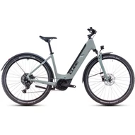 CUBE NURIDE HYBRID PERFORMANCE 500 ALLROAD SWAMPGREY´N´BLACK - 2025 - CROSS TREKKING ELEKTROMOS KERÉKPÁR - EASY ENTRY 46 CM