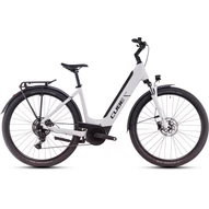 CUBE TOURING HYBRID ONE 500 COTTON´N´GREY - 2025 - TREKKING ELEKTROMOS KERÉKPÁR - EASY ENTRY 46 CM